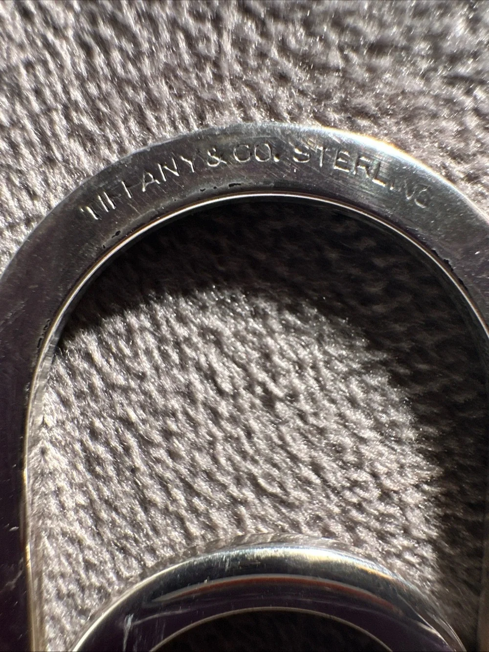 Authentic Tiffany & Co Larger Size Sterling Silver 3.25” Paper Clip Money Clip